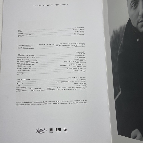 Sam Smith In The Lonely Hour Life On The Road Tour Program Book - Picture 10 of 11
